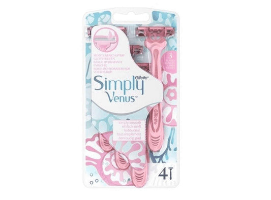 Gillette Simply Smooth Venus 3 4 piece