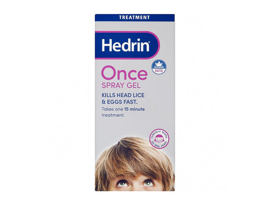 Hedrin Once Spray Gel