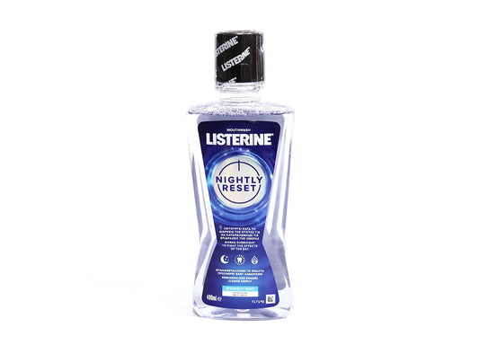 Listerine Mouth Wash Nightly Reset Midnight Mint 400 ml