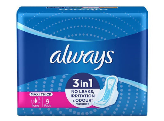 Always Maxi Thick Long 9 pieces