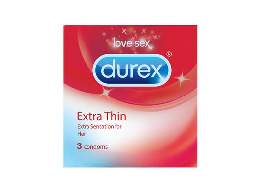 Durex Extra Thin Extra Sensation For Her 3 pieces