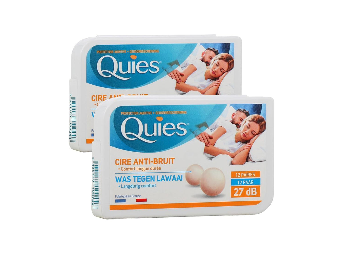 Quies Ears Plug Cire Naturelle 24 pieces