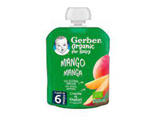 Gerber Organic Mango Poush 90 g