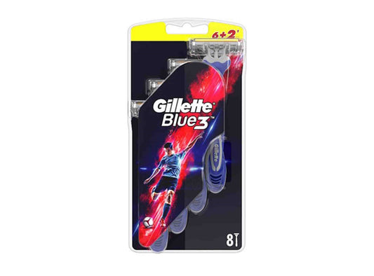 Gillette Blue 6+2 3 razors